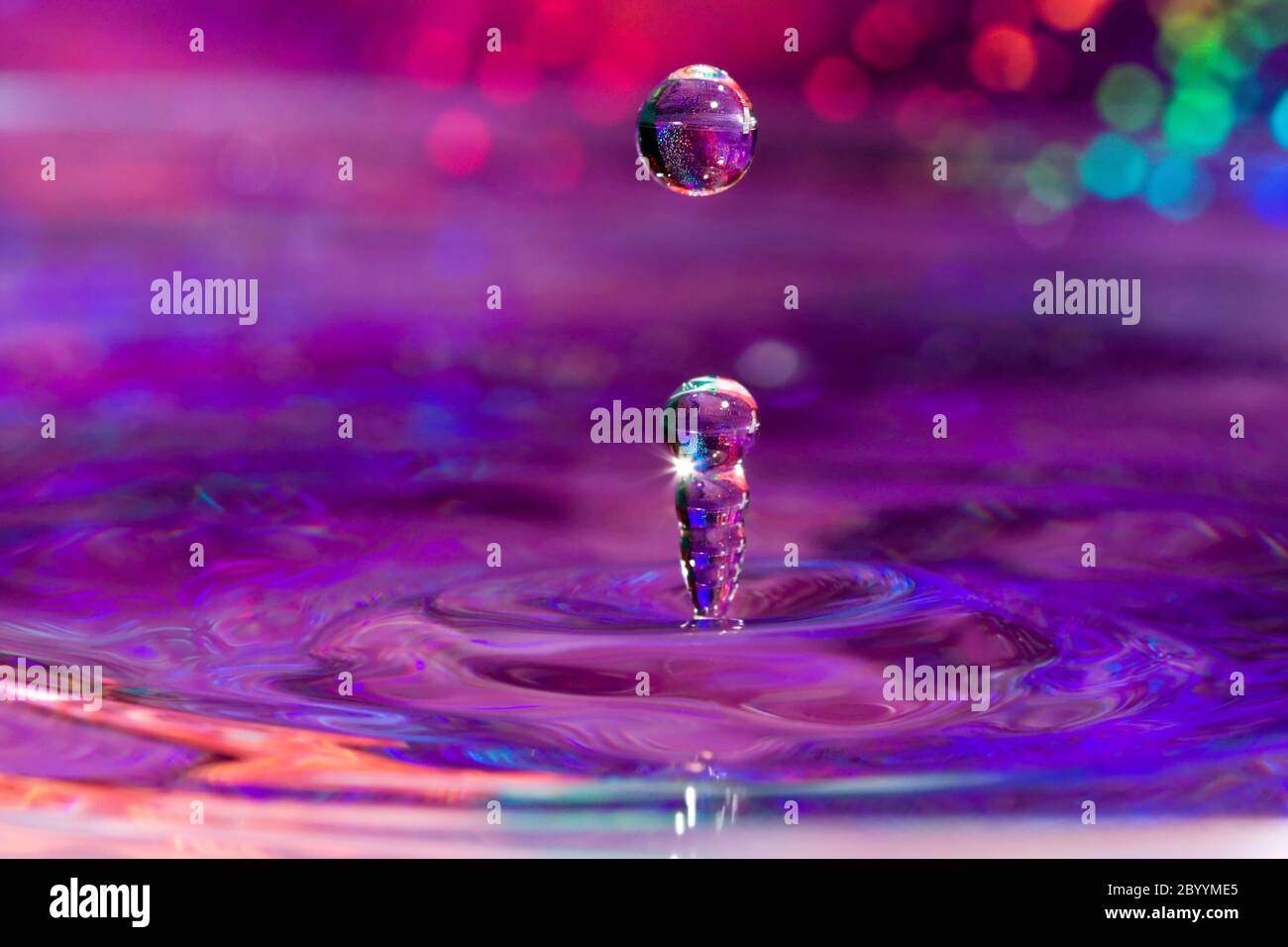 Macro of a Water Drop Stock Photo - Alamy