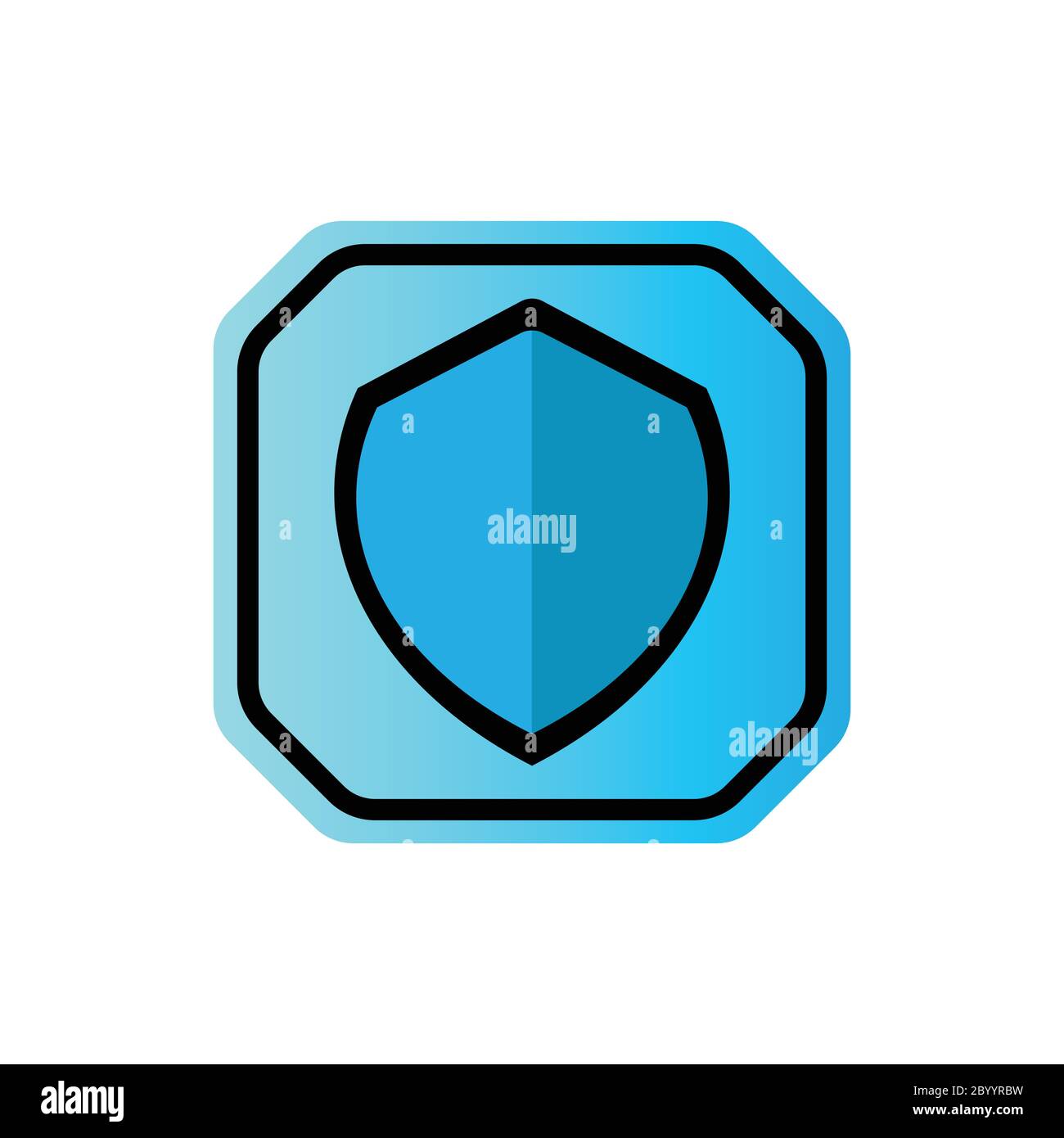Cyber security logo icon graphic. Design vector illustration Stock Vector