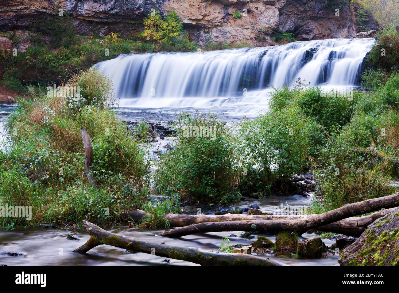 Willow River State Park Waterfall Stock Photo Alamy