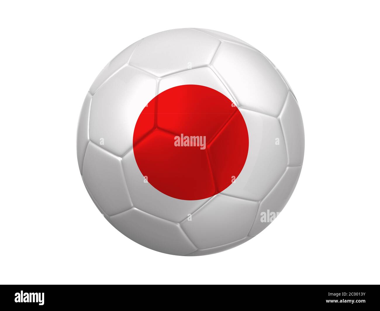 Japan Football Flag Stock Photo Alamy