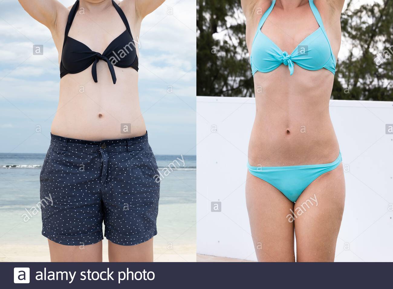 fat belly swimsuit