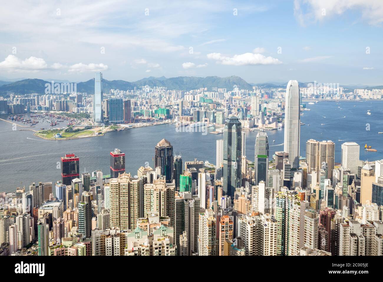 Victoria Peak Hong Kong Stock Photo Alamy