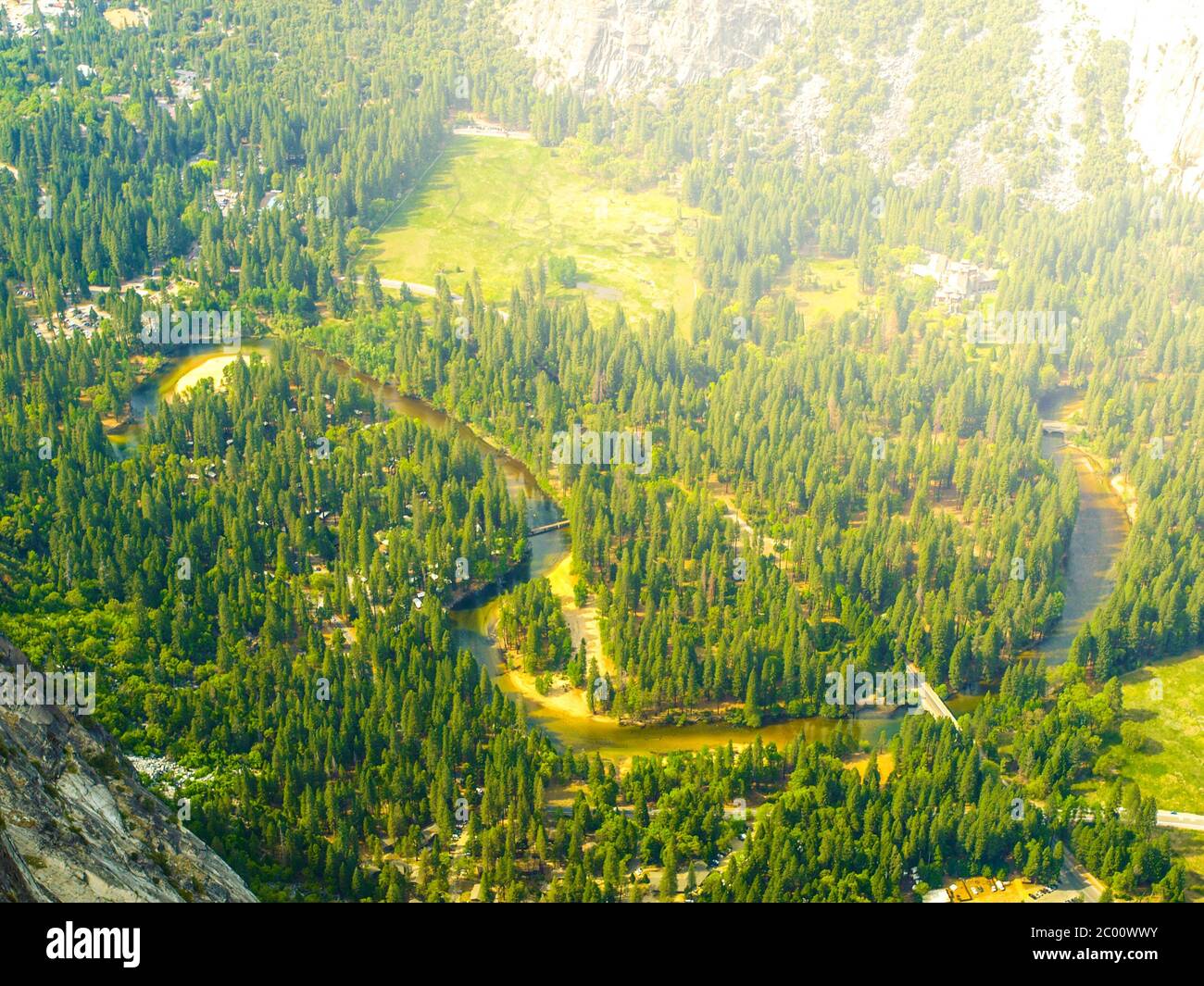 Yosemite national park aerial hi-res stock photography and images - Alamy