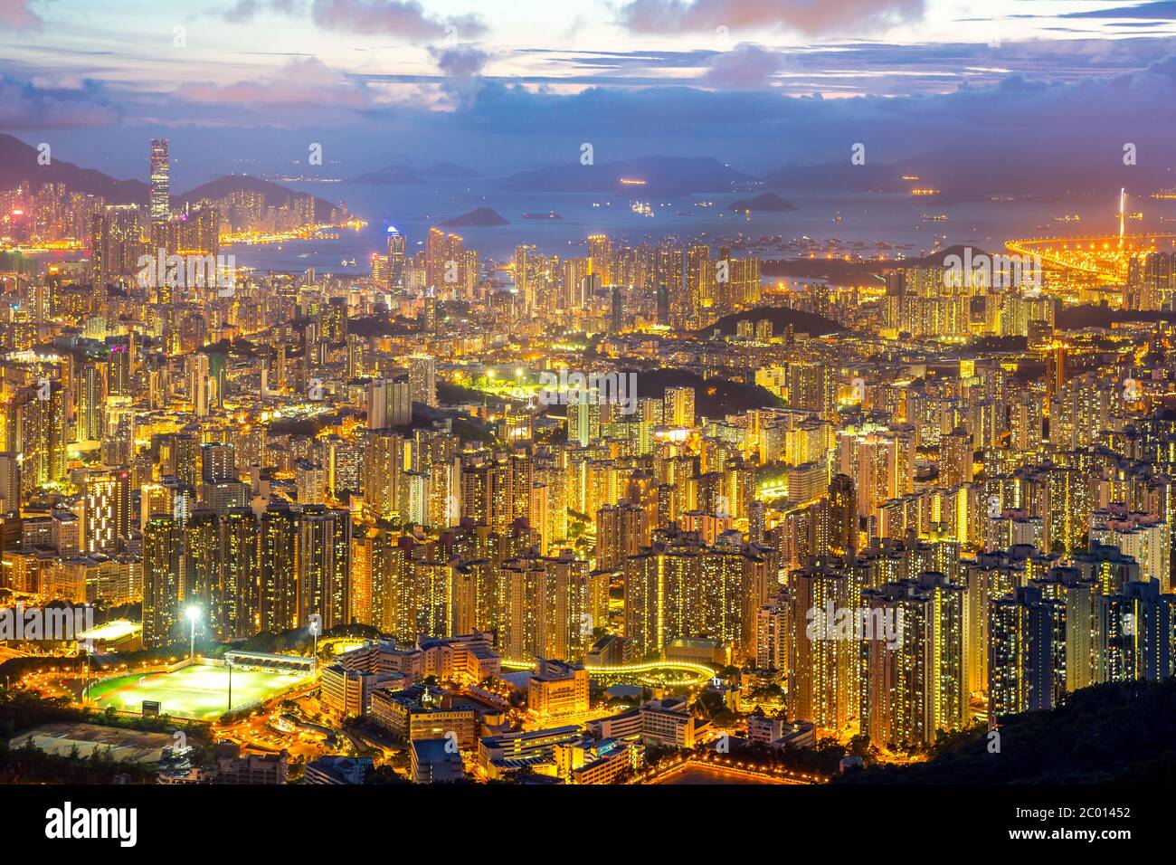 Hong Kong Skyline Kowloon Stock Photo - Alamy
