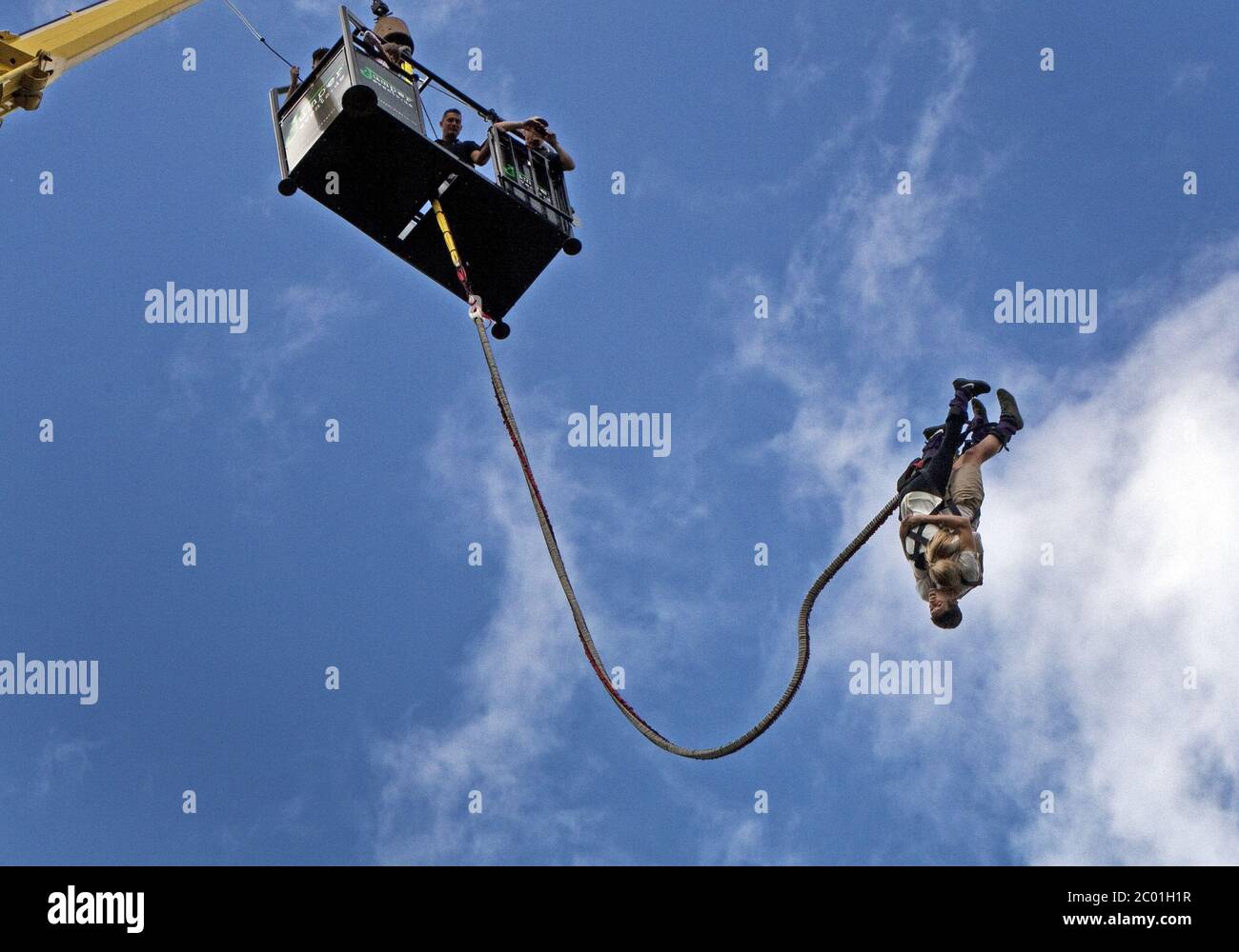 Bungee Jumping, Oberhausen, Germany Stock Photo Alamy