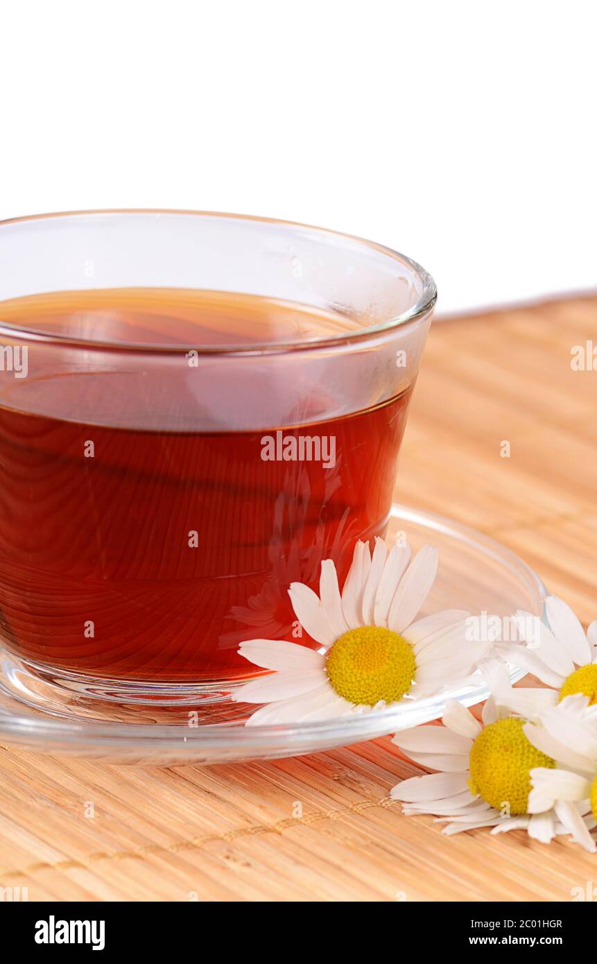 Herbal teas with chamomile Stock Photo Alamy