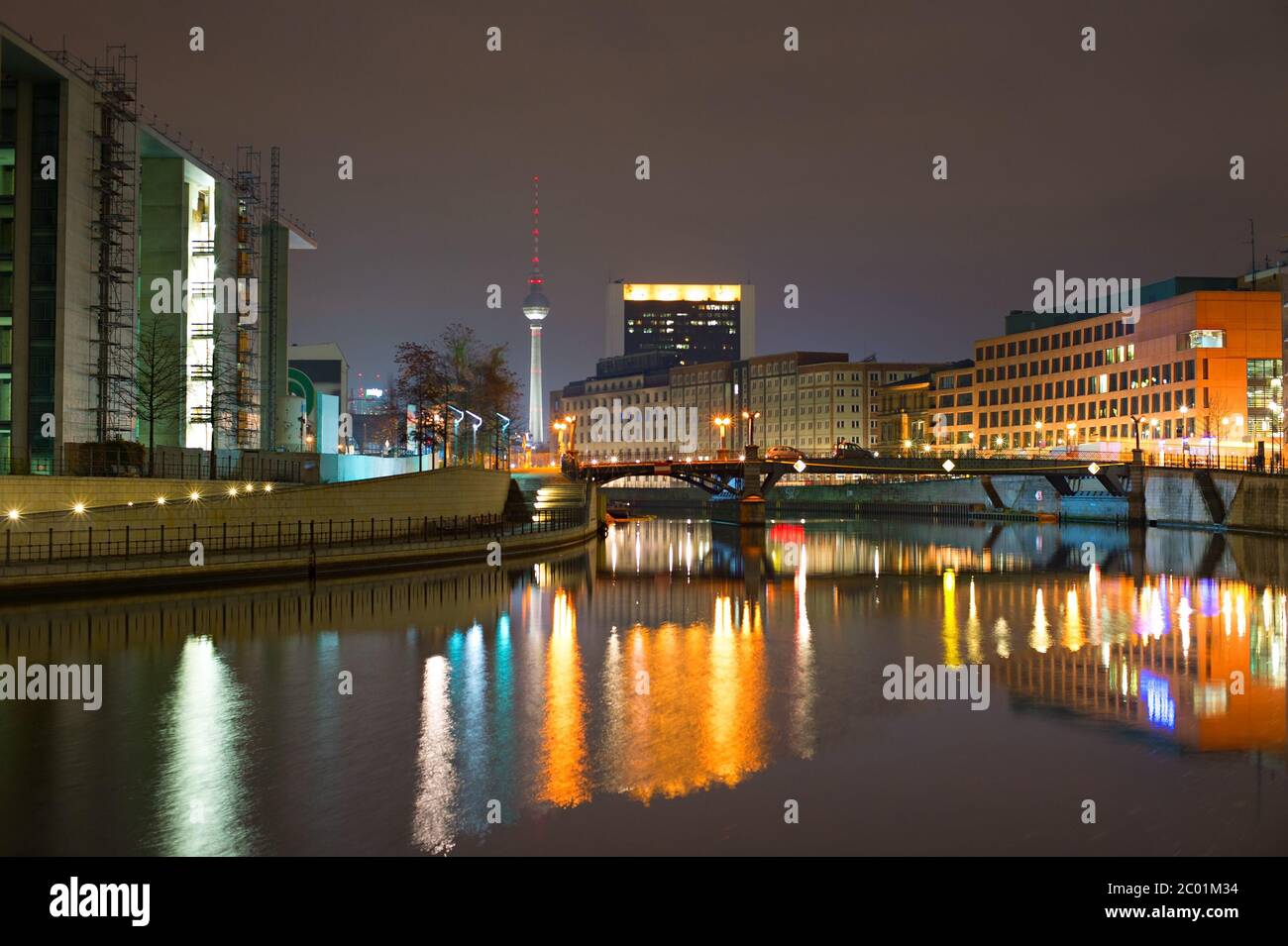 Berlin at night Stock Photo - Alamy