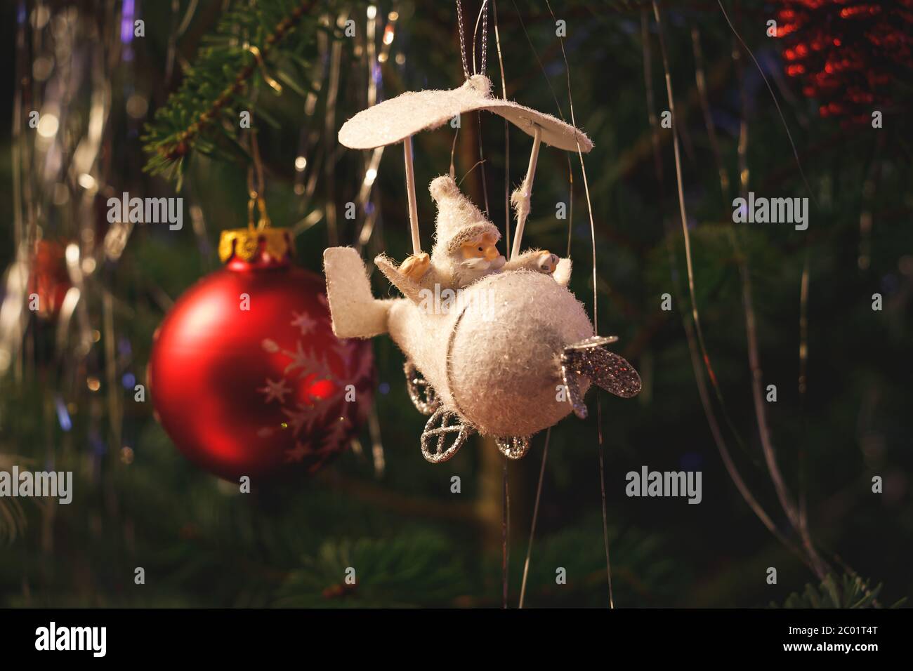 Weihnachtsstimmung mit Fliegerträume Stock Photo