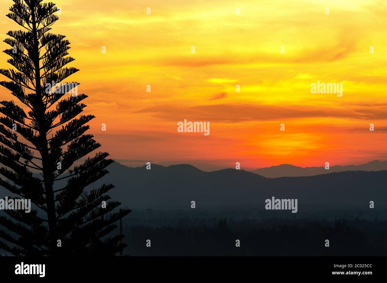 Beautiful sky after sunset Stock Photo Alamy