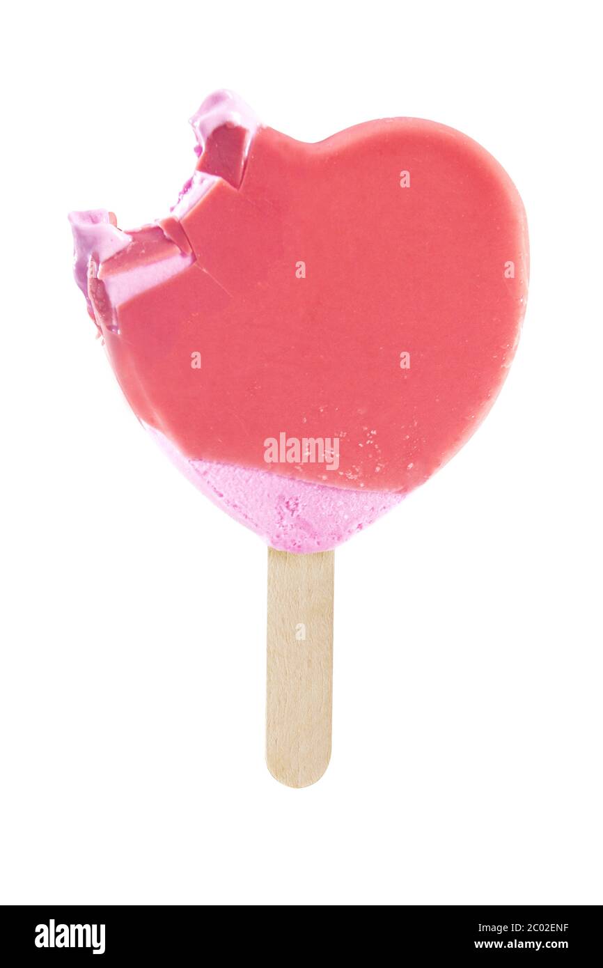 bite ice cream Stock Photo Alamy