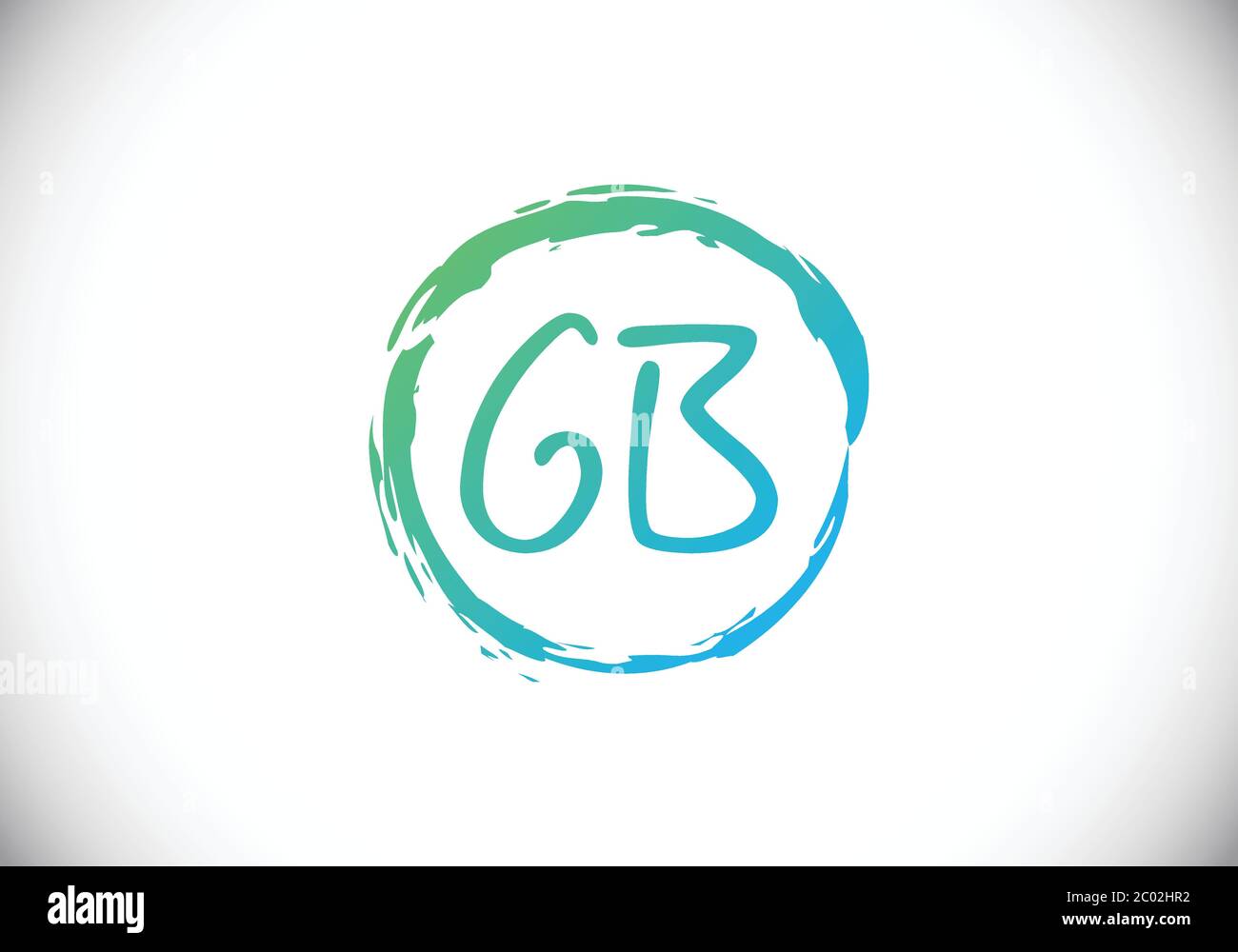 Initial Monogram Letter GB Logo Design Vector Template. GB Letter Logo ...