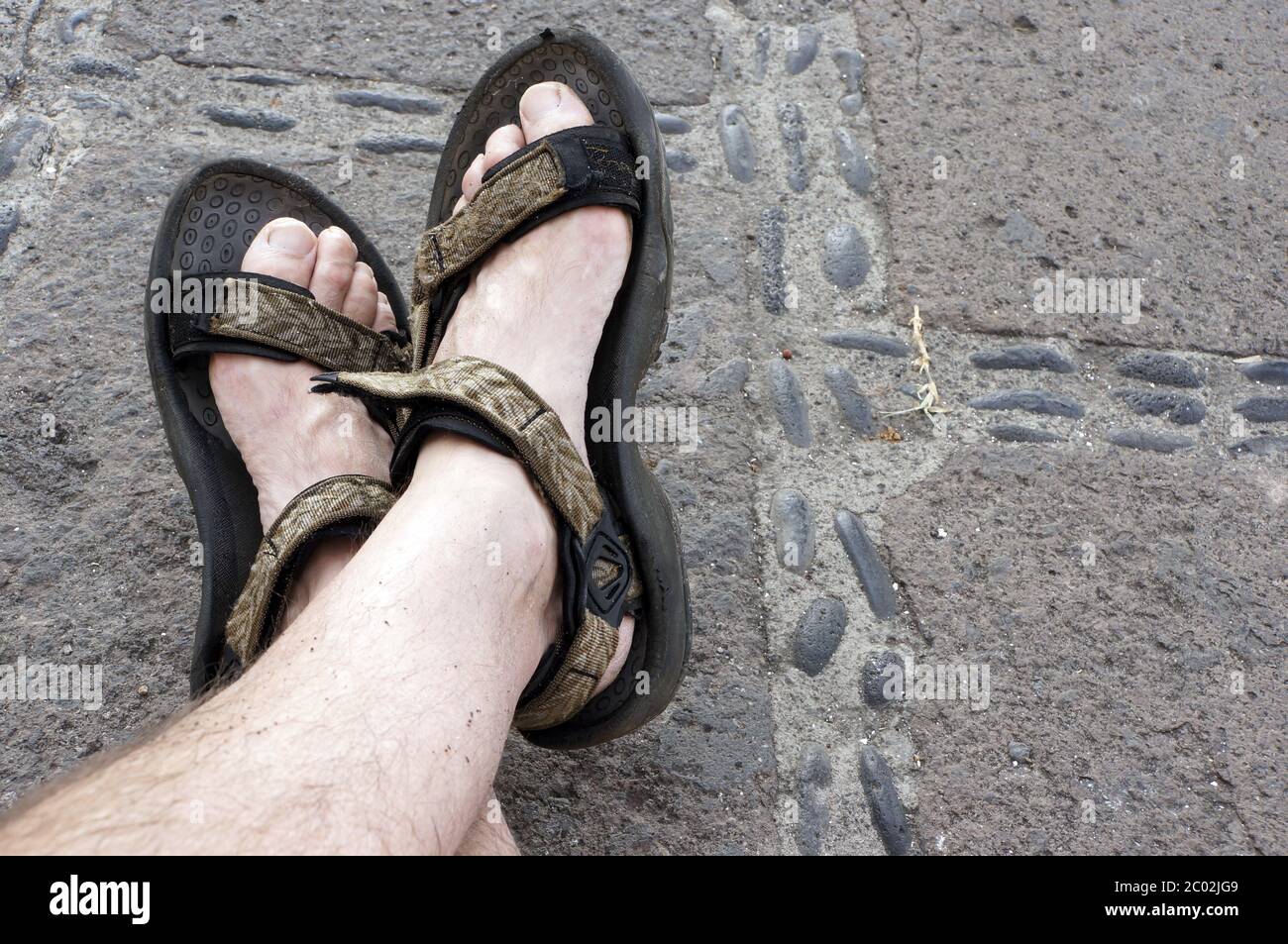 Trekking sandals hi-res stock photography and images - Alamy