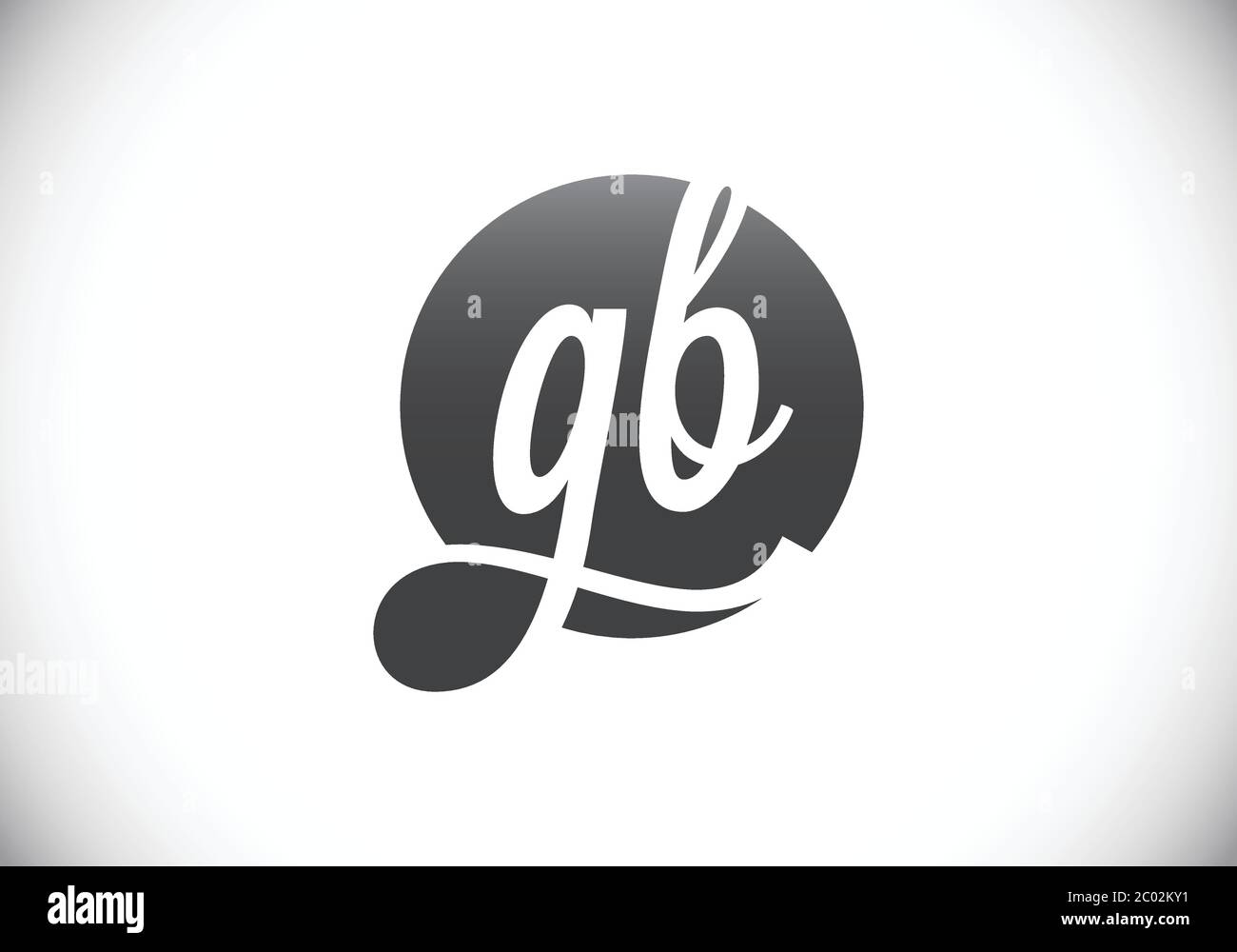 Initial Monogram Letter GB Logo Design Vector Template. GB Letter Logo ...