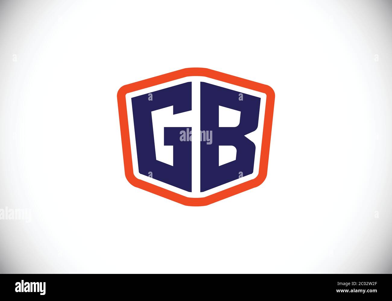 Initial Monogram Letter GB Logo Design Vector Template. GB Letter Logo ...