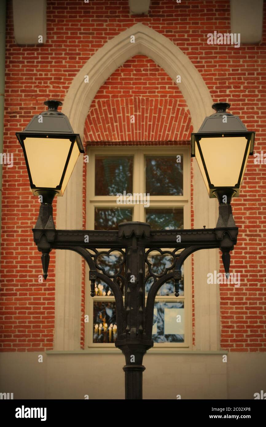 vintage castiron torch Stock Photo Alamy