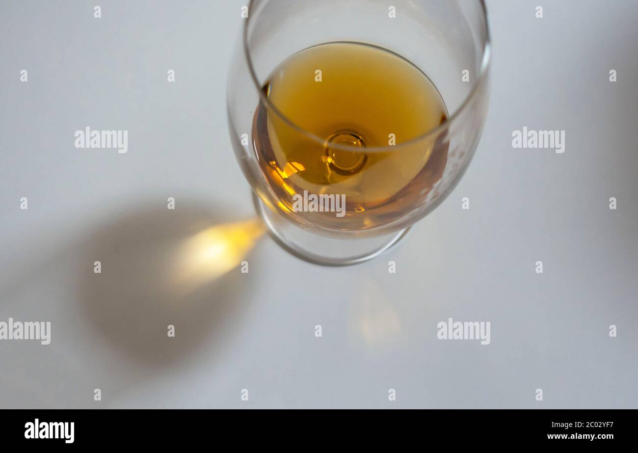 A snifter of brandy Stock Photo