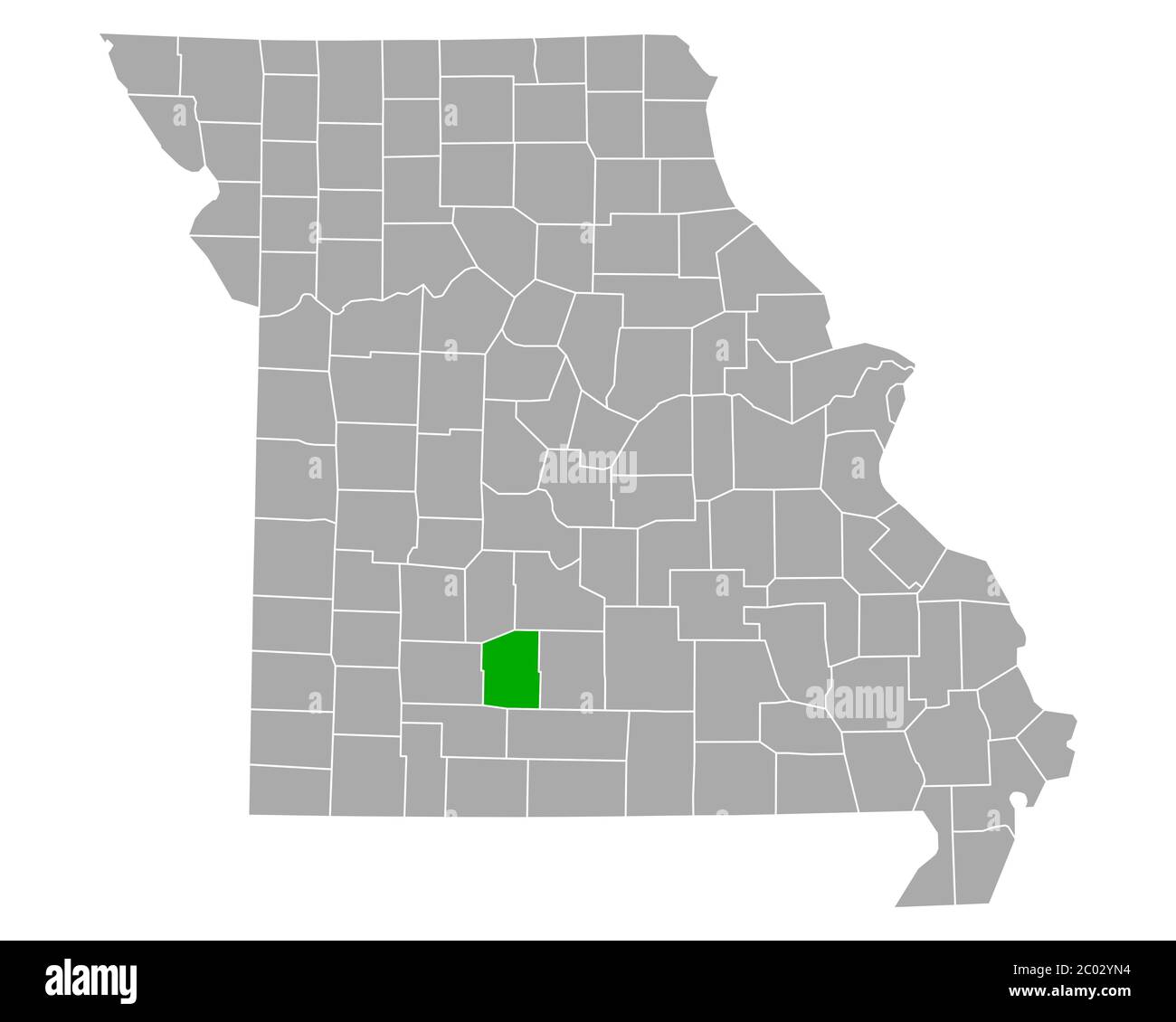 Map of ster in Missouri Stock Photo Alamy