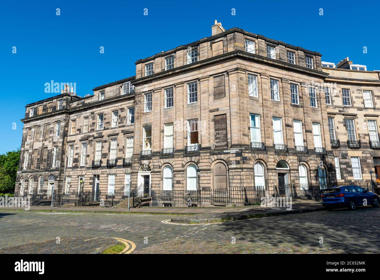 Corner of Great Stuart Street and Ainslie Place in Edinburgh New Town
