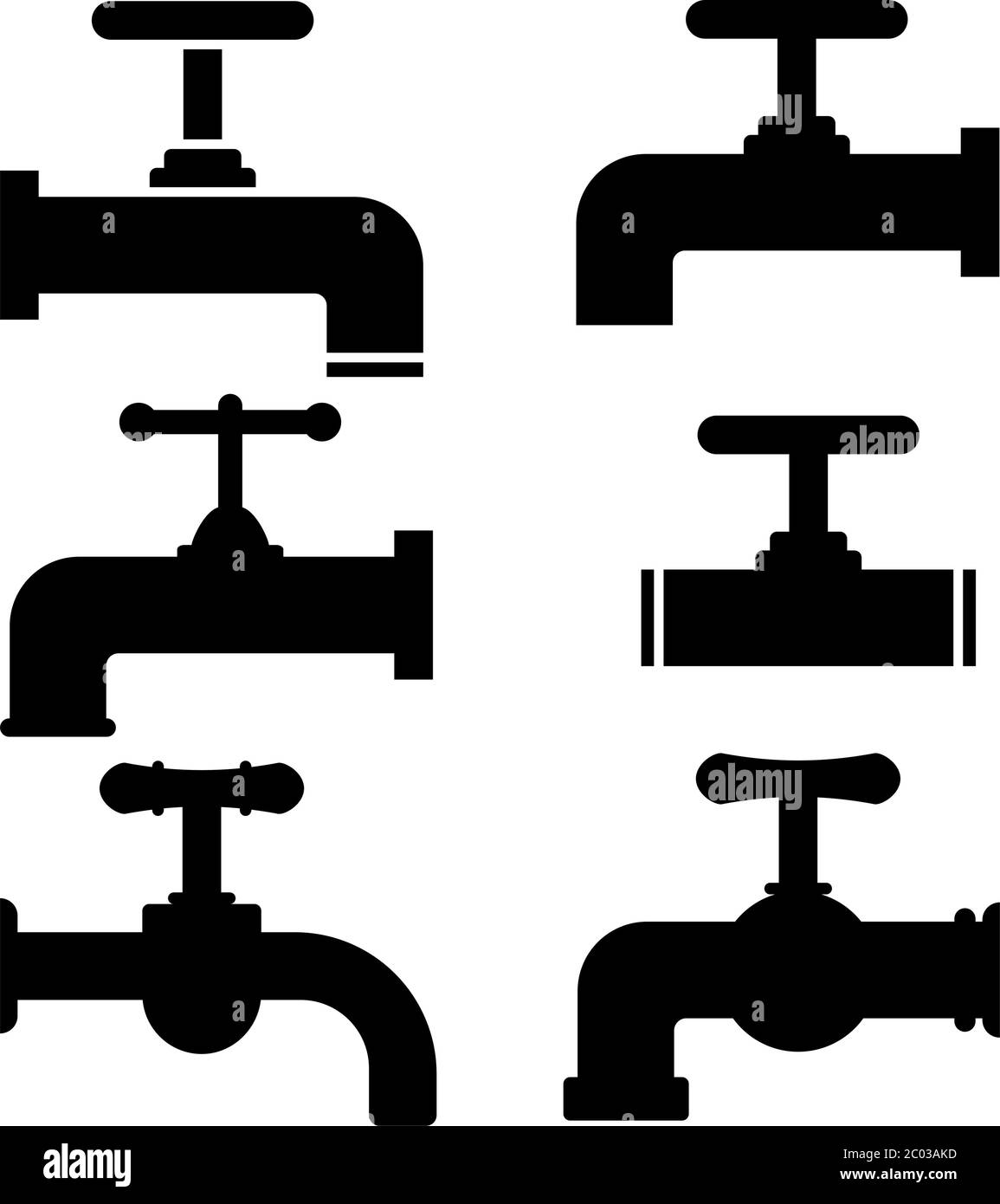 Water Tap Icon Vector Illustration Stock Vector Image & Art Alamy