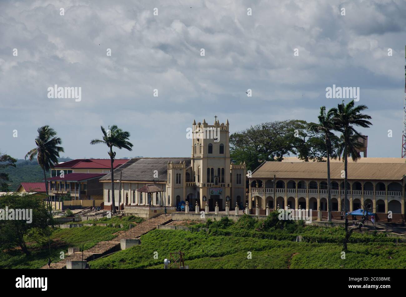 Church Ghana Stock Photo Alamy