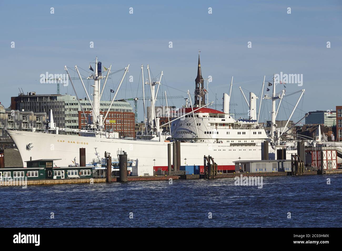 Hamburg - Museum ship Cap San Diego Stock Photo