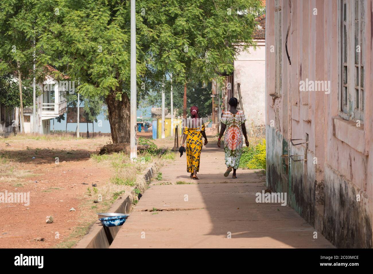 Bolama, the abandoned former capital of Guinea Bissau in West Africa Stock Photo