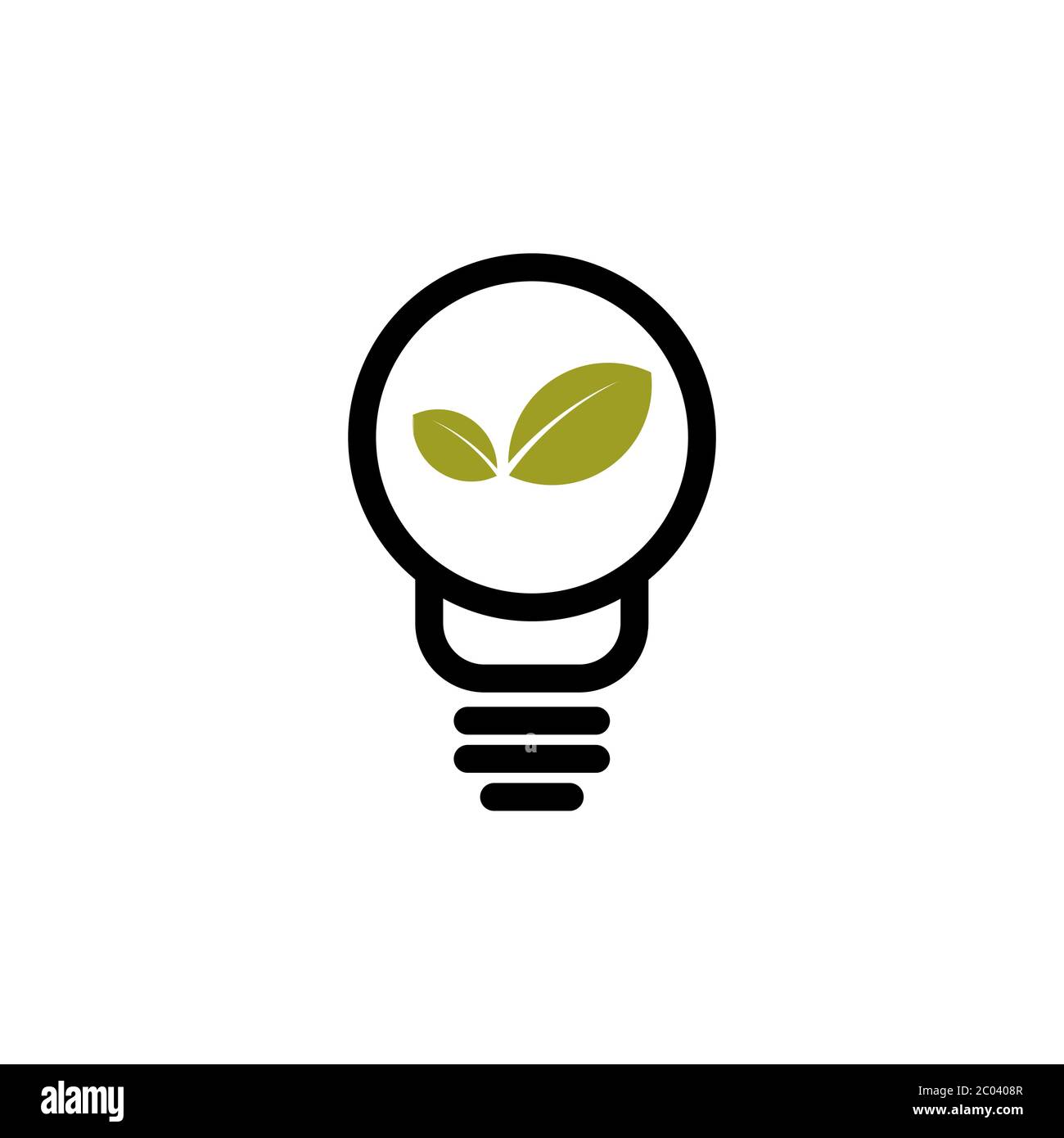 eco idea vector design template illustration Stock Vector