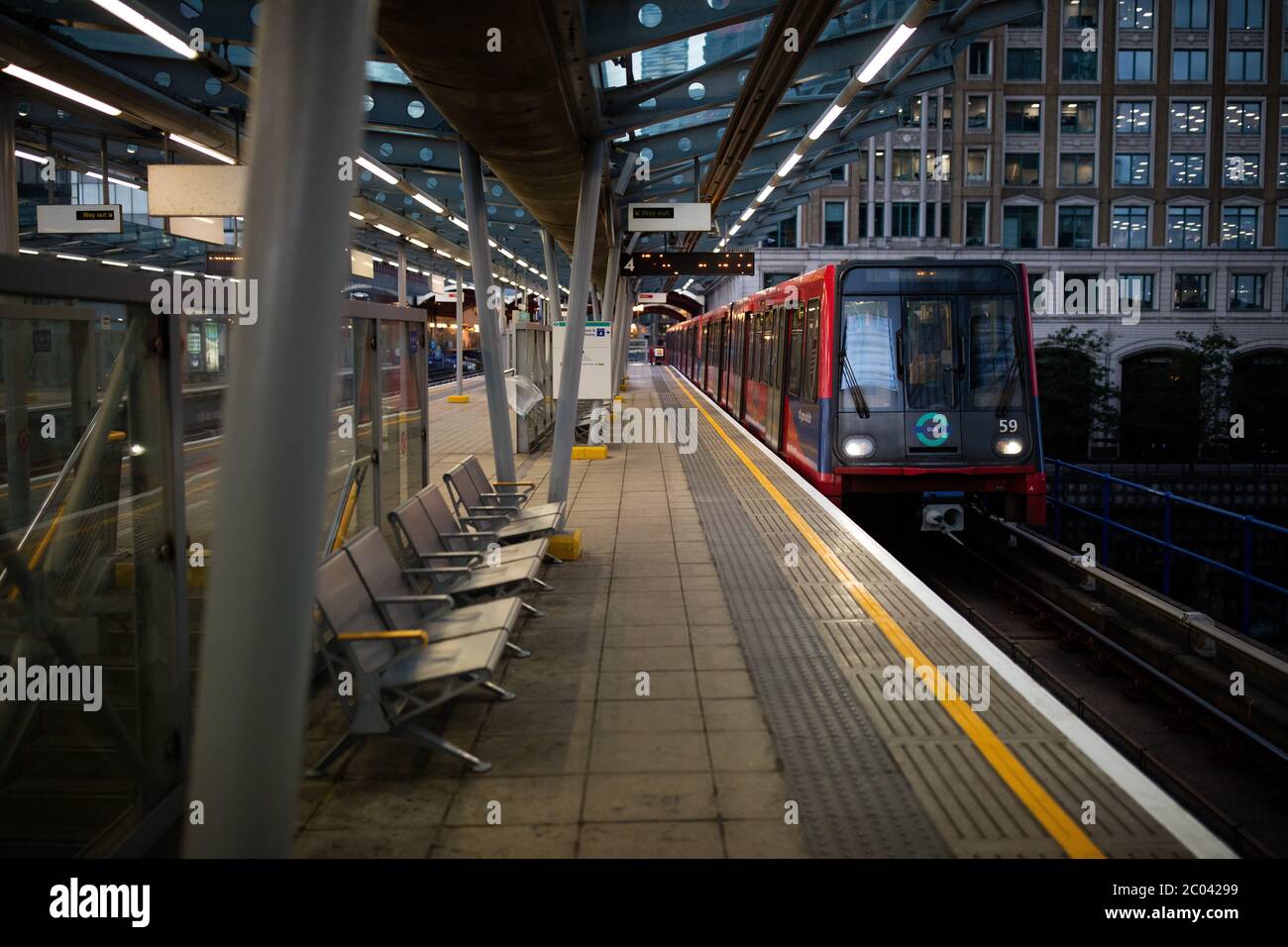 West india quay station hi-res stock photography and images - Alamy