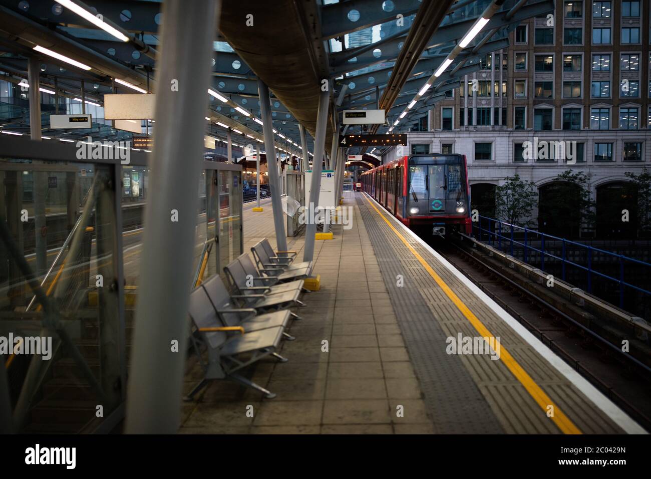 West india quay station hi-res stock photography and images - Alamy
