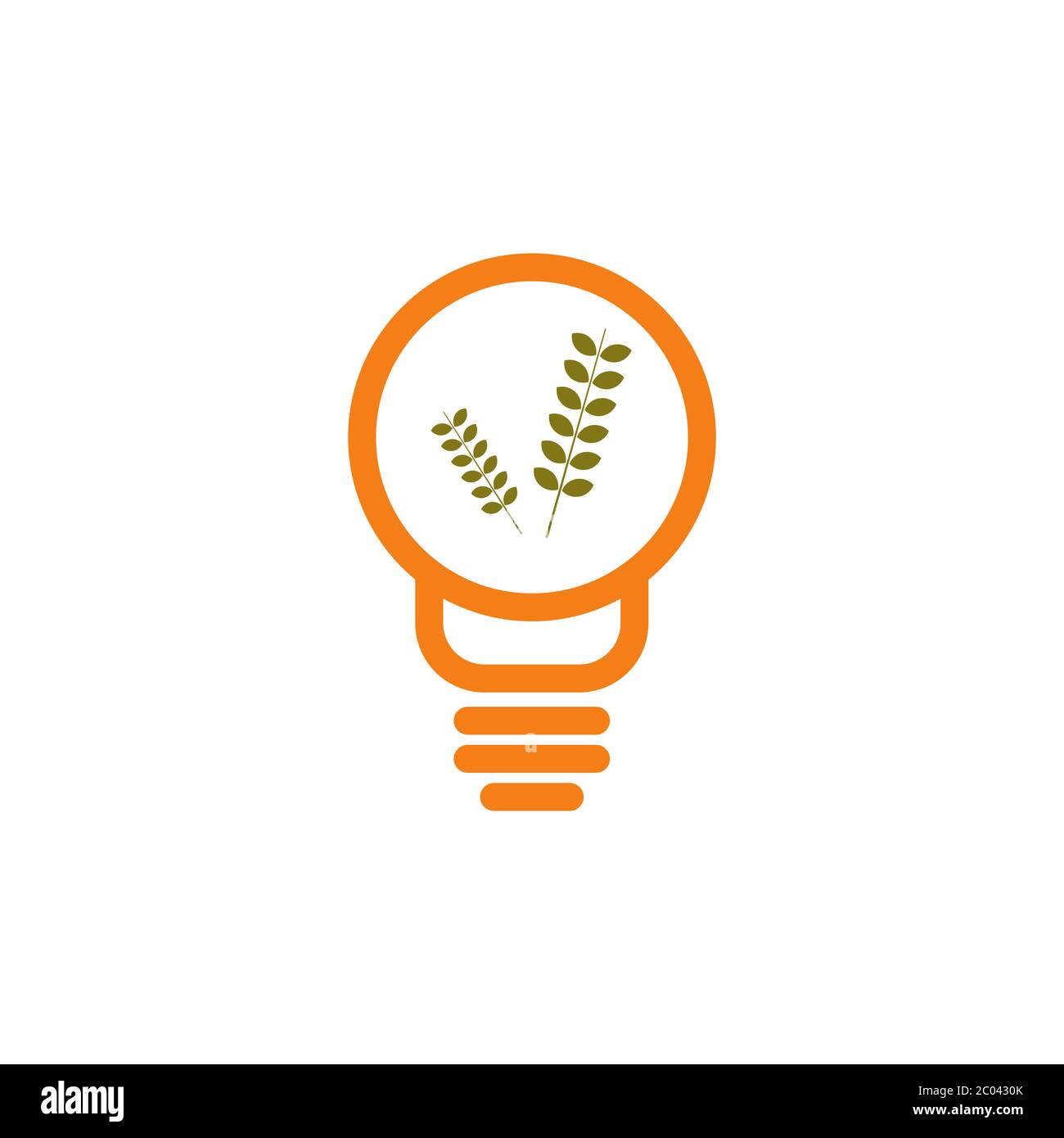 wheat idea vector design template illustration Stock Vector