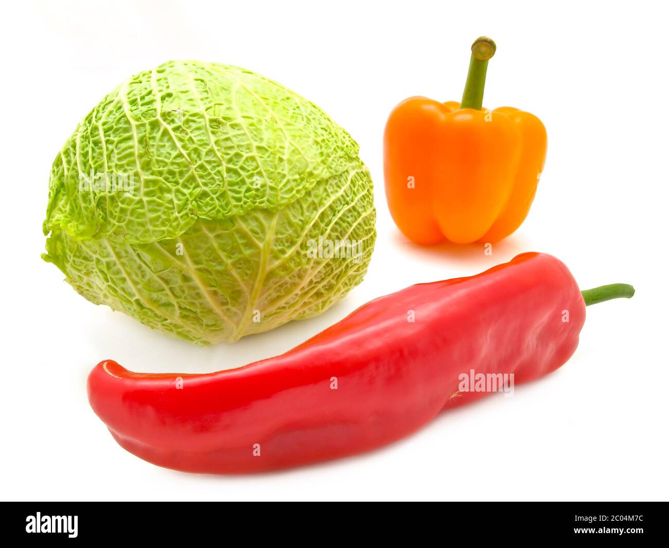 Pepper and Cabbage Stock Photo - Alamy