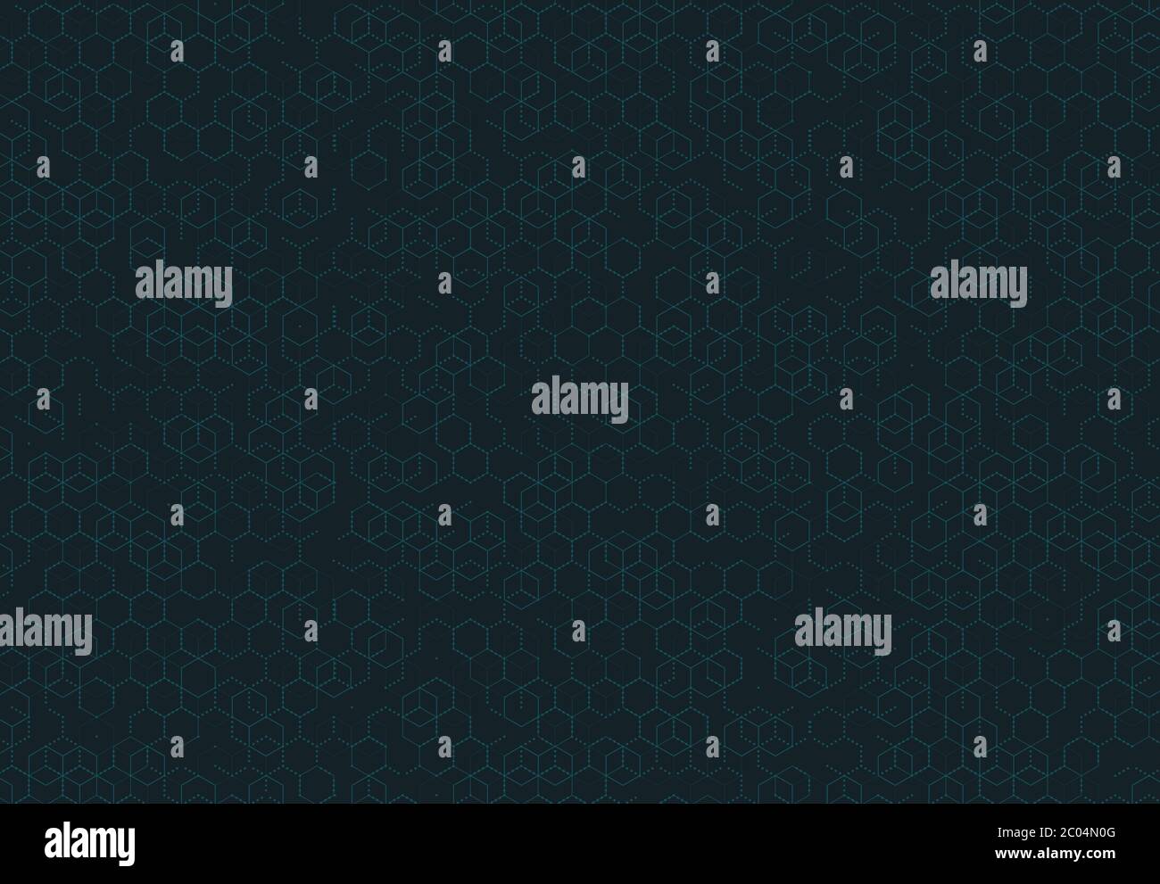 Abstract blue hexagonal pattern design of technology artwork background ...