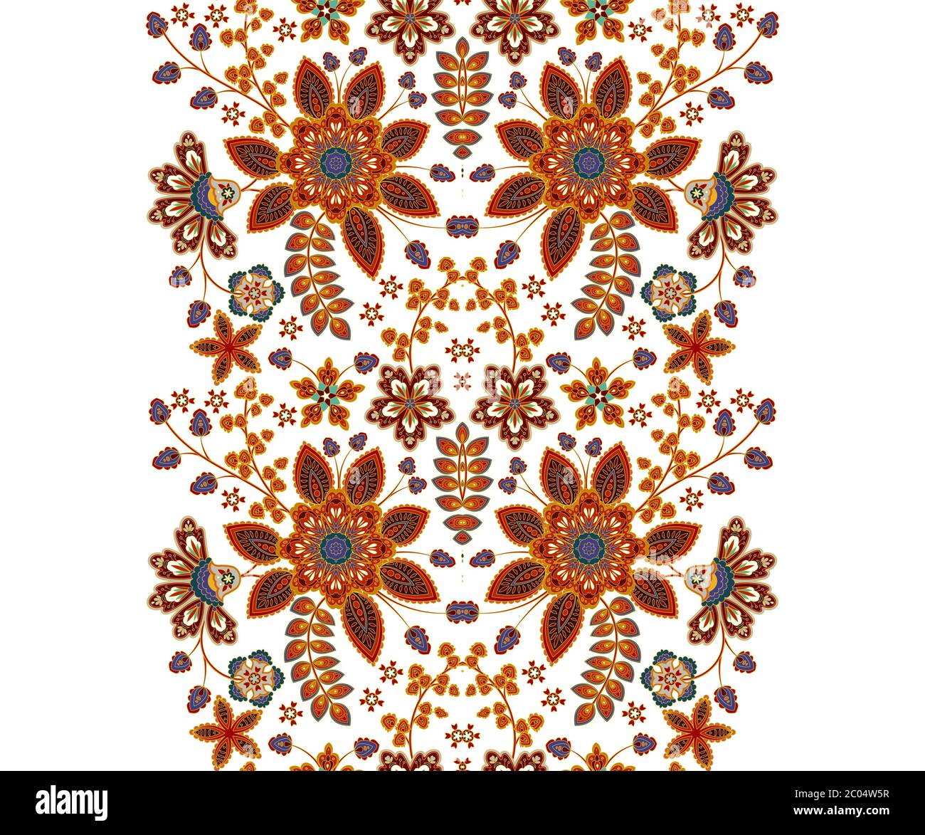 Floral seamless strip. Floral wallpaper Stock Vector Image & Art - Alamy