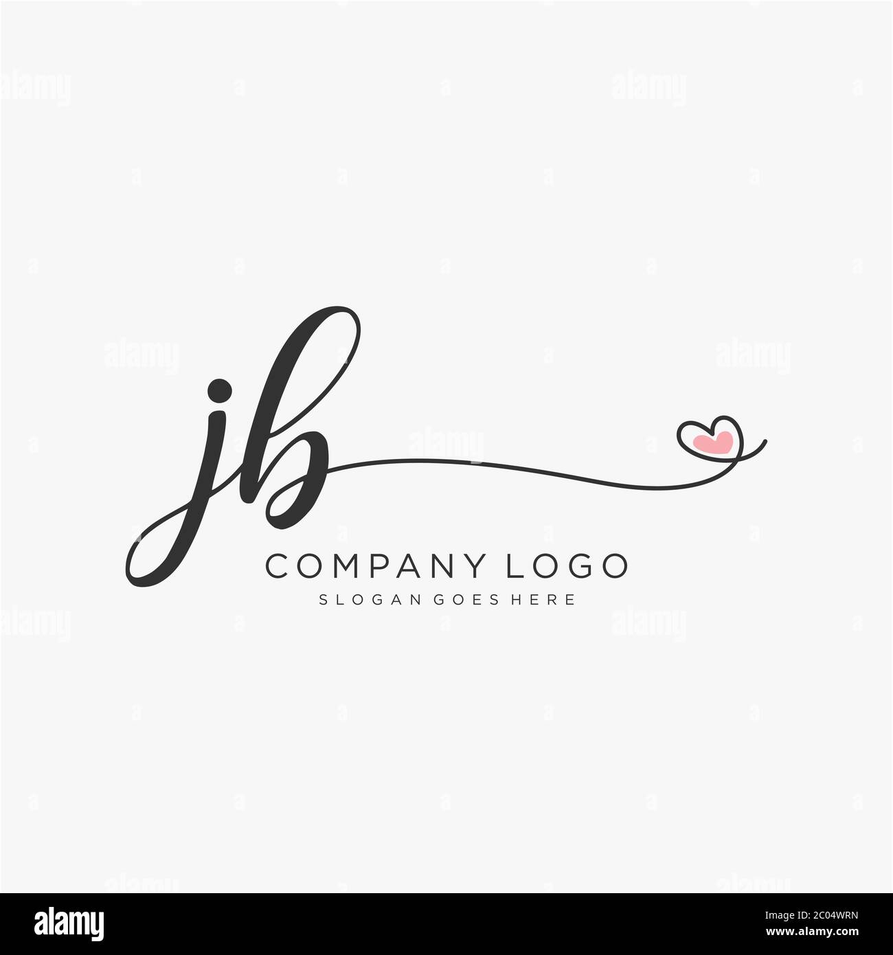 Jb initials logo Cut Out Stock Images & Pictures - Alamy