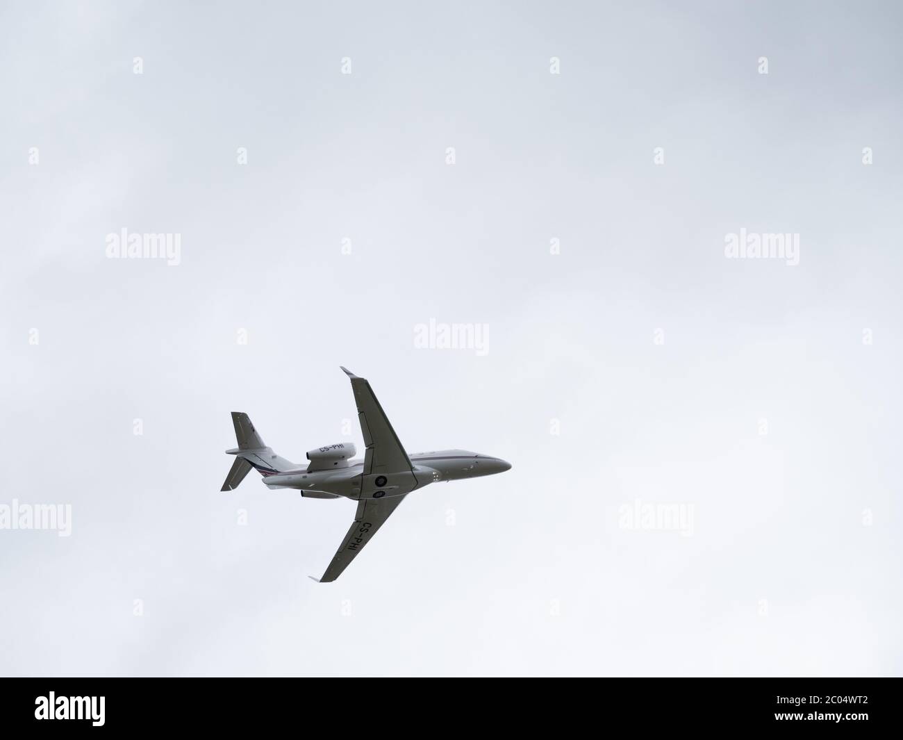 Plane take off at ZRH Stock Photo