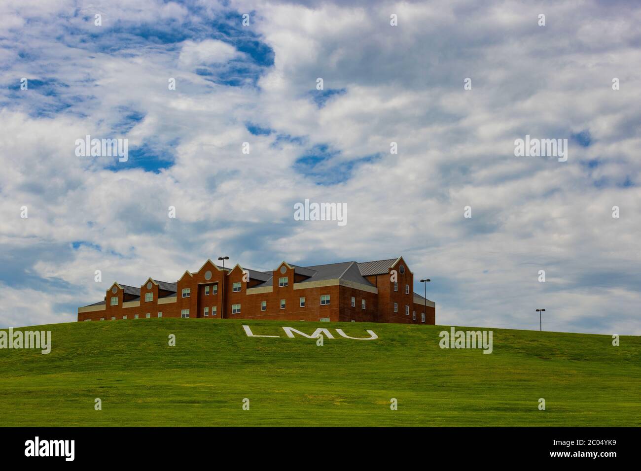 Harrogate, Tennessee, USA April 28, 2020 LMU campus buildings devoid