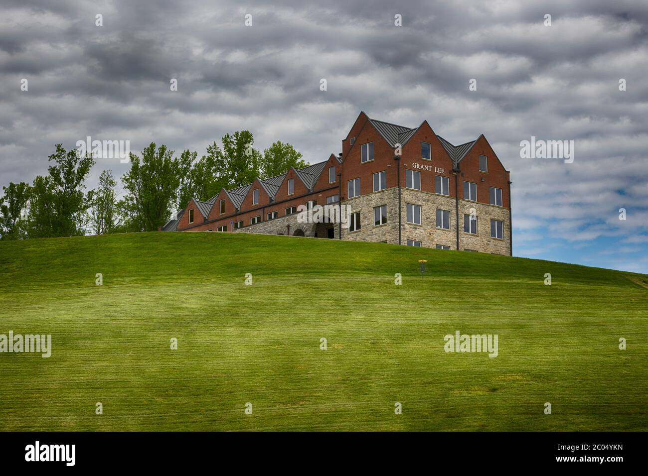 Harrogate, Tennessee, USA April 28, 2020 LMU campus buildings devoid