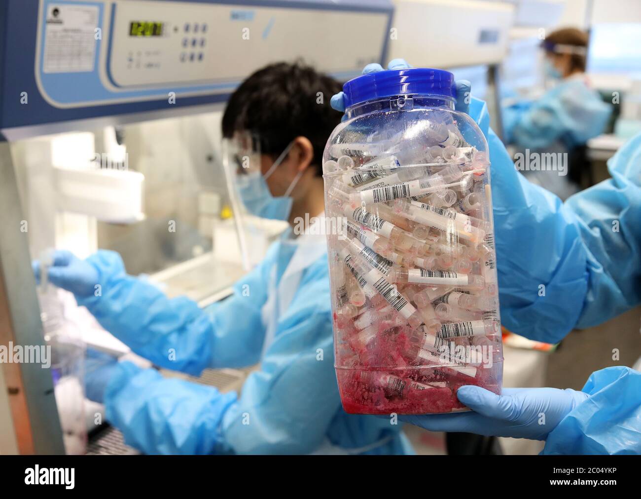 Scientist working lighthouse laboratory queen elizabeth university ...
