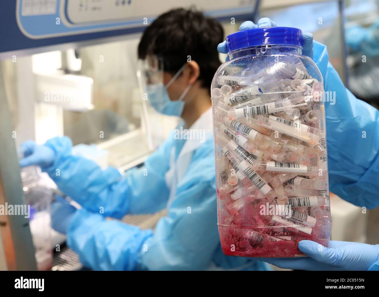 Scientist working lighthouse laboratory queen elizabeth university ...