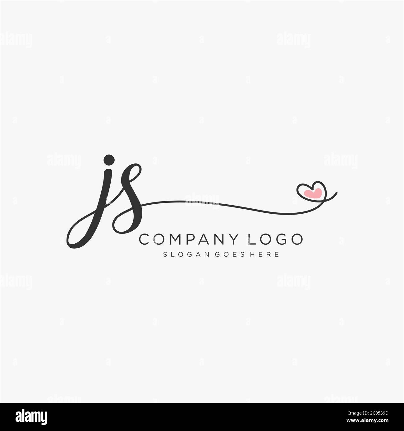 Initial Handwriting Logo Design Circle Beautyful Design Handwritten Logo  Fashion Stock Vector by ©Alcotra 348412752