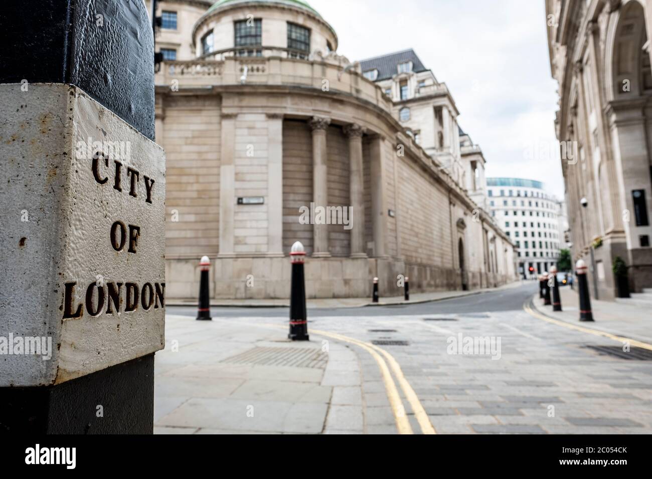 UK- Bank of England in the City of London Stock Photo