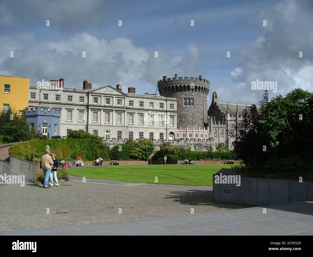 Dublin city landscape Stock Photo
