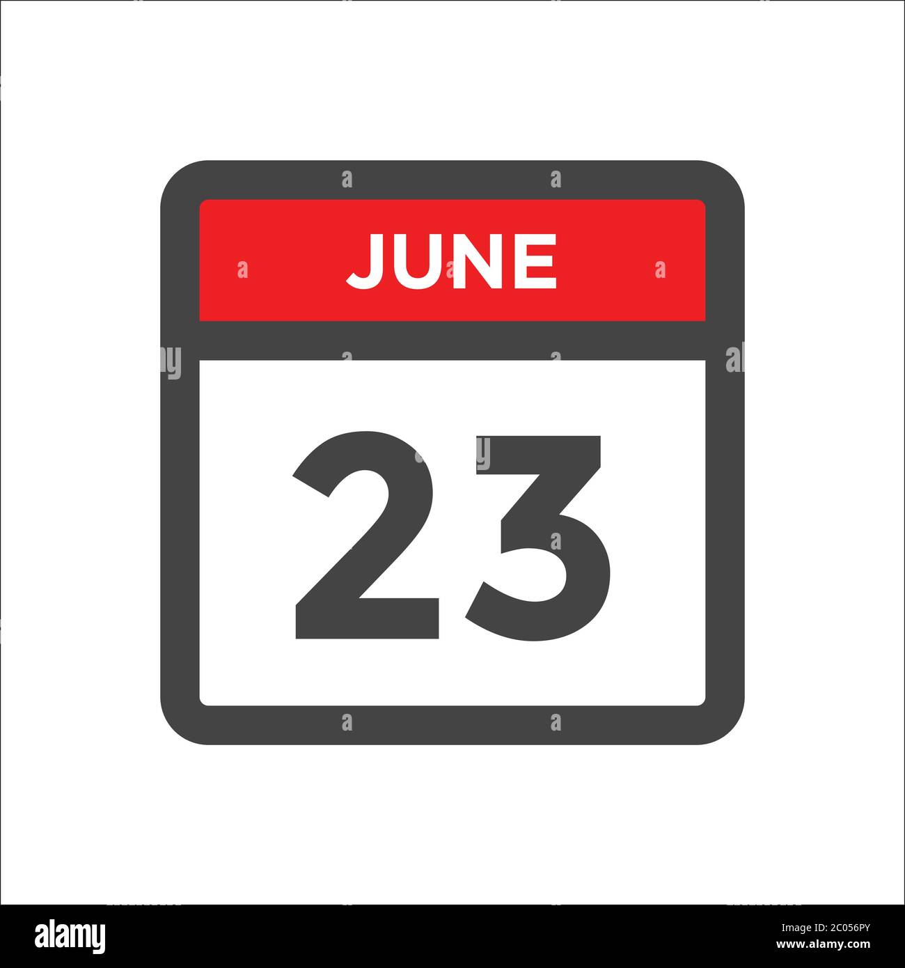June 23 calendar icon day of month Stock Vector Image Art Alamy June 23 calendar icon day of month Stock Vector Image Art Alamy