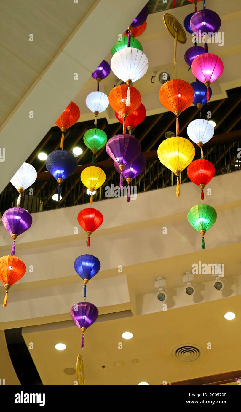 Floating asian lanterns hi-res stock photography and images - Alamy