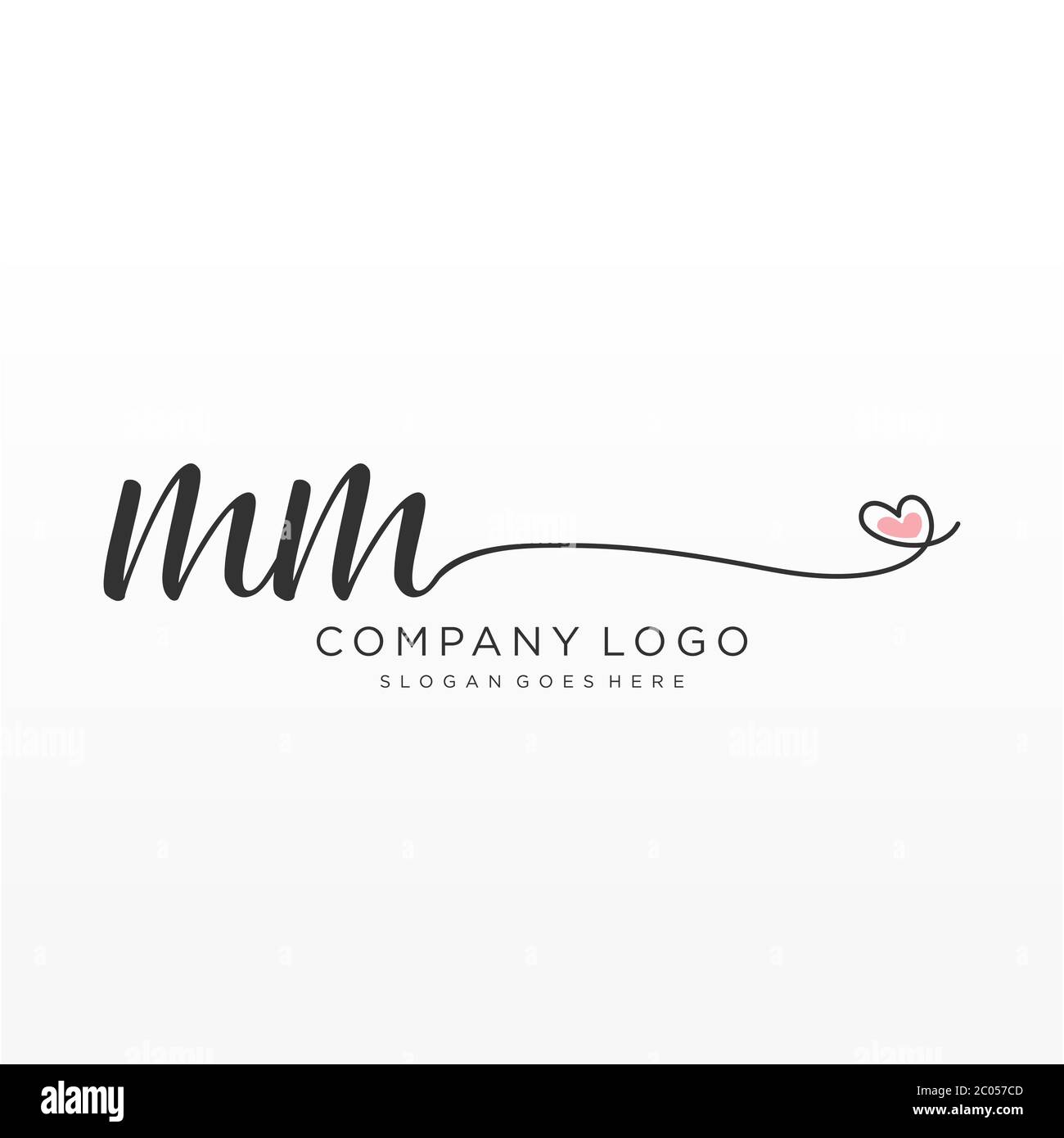 Letter mm logo hi-res stock photography and images - Alamy