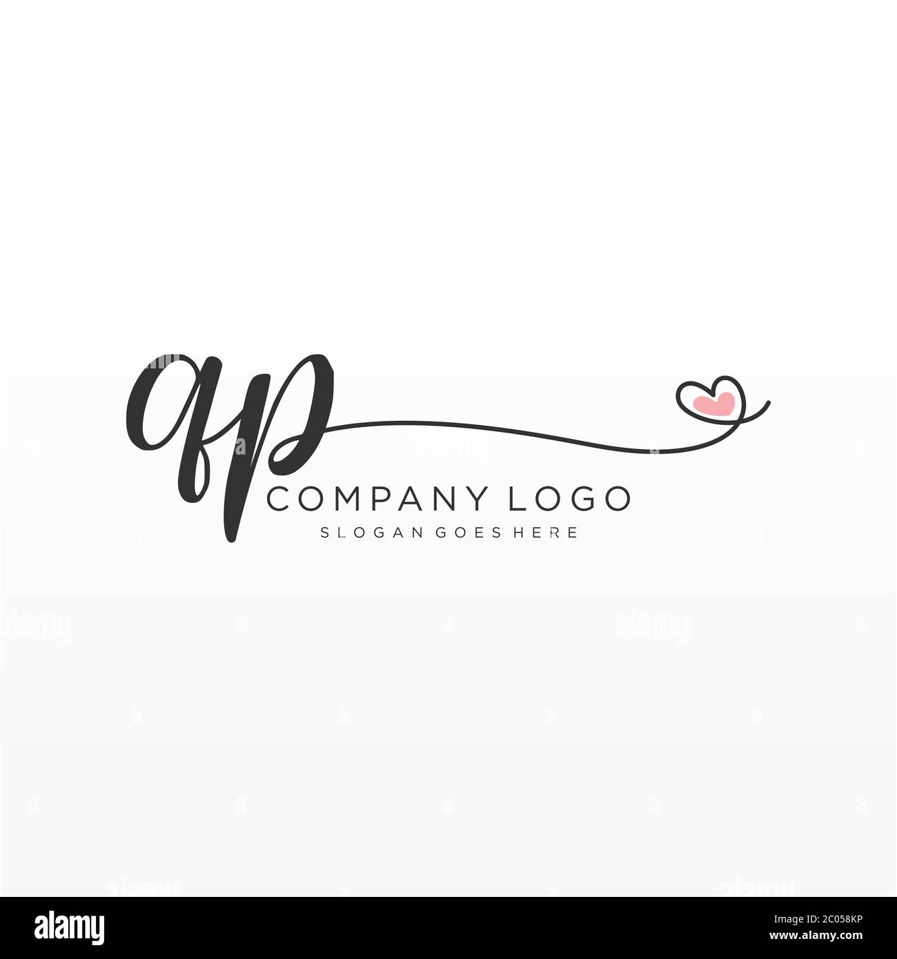 Letter qp logo vector vectors hi-res stock photography and images - Alamy