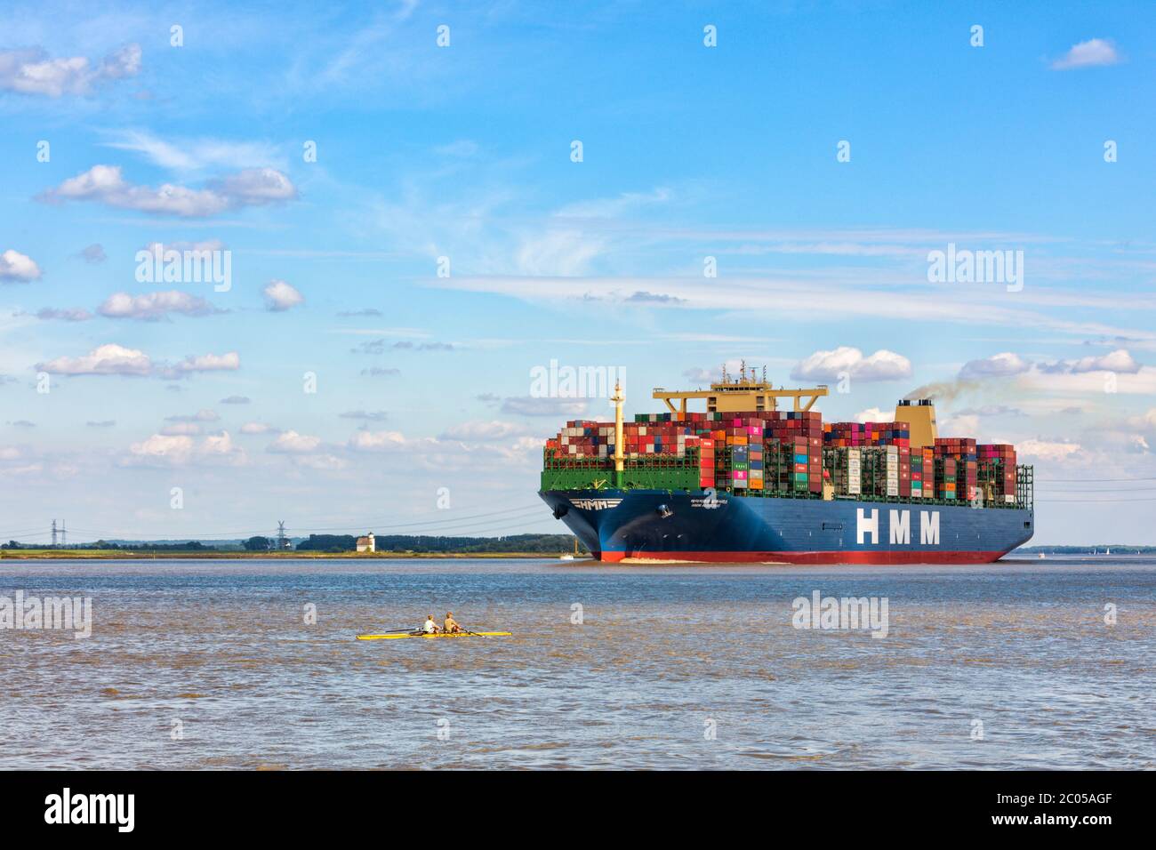 Stade, Germany June 10, 2020 HMM ALGECIRAS, with a capacity of