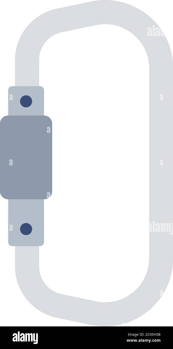 Carbines ovals vector icon flat isolated Stock Vector