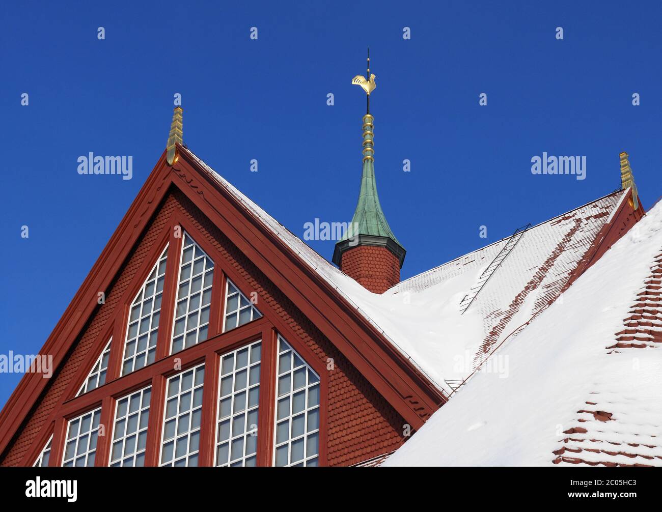 church in kiruna, sweden Stock Photo