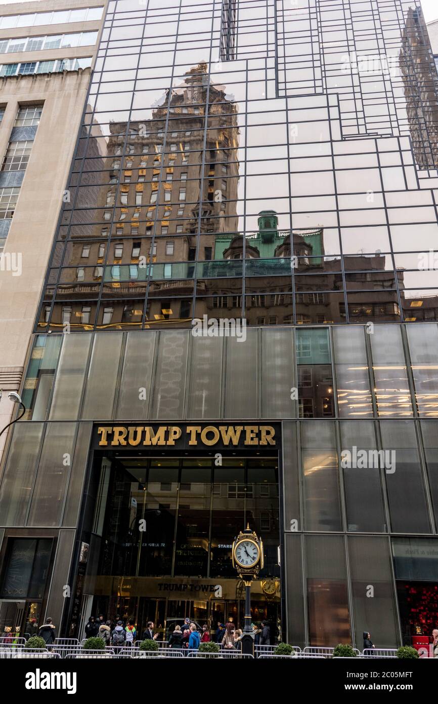 Trump  Tower, New York City, USA Stock Photo